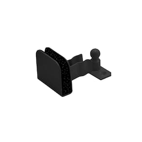 Prendedor Fixador Trava Porta de Vidro Blindex 8 e 10mm Pressão Inox Preto