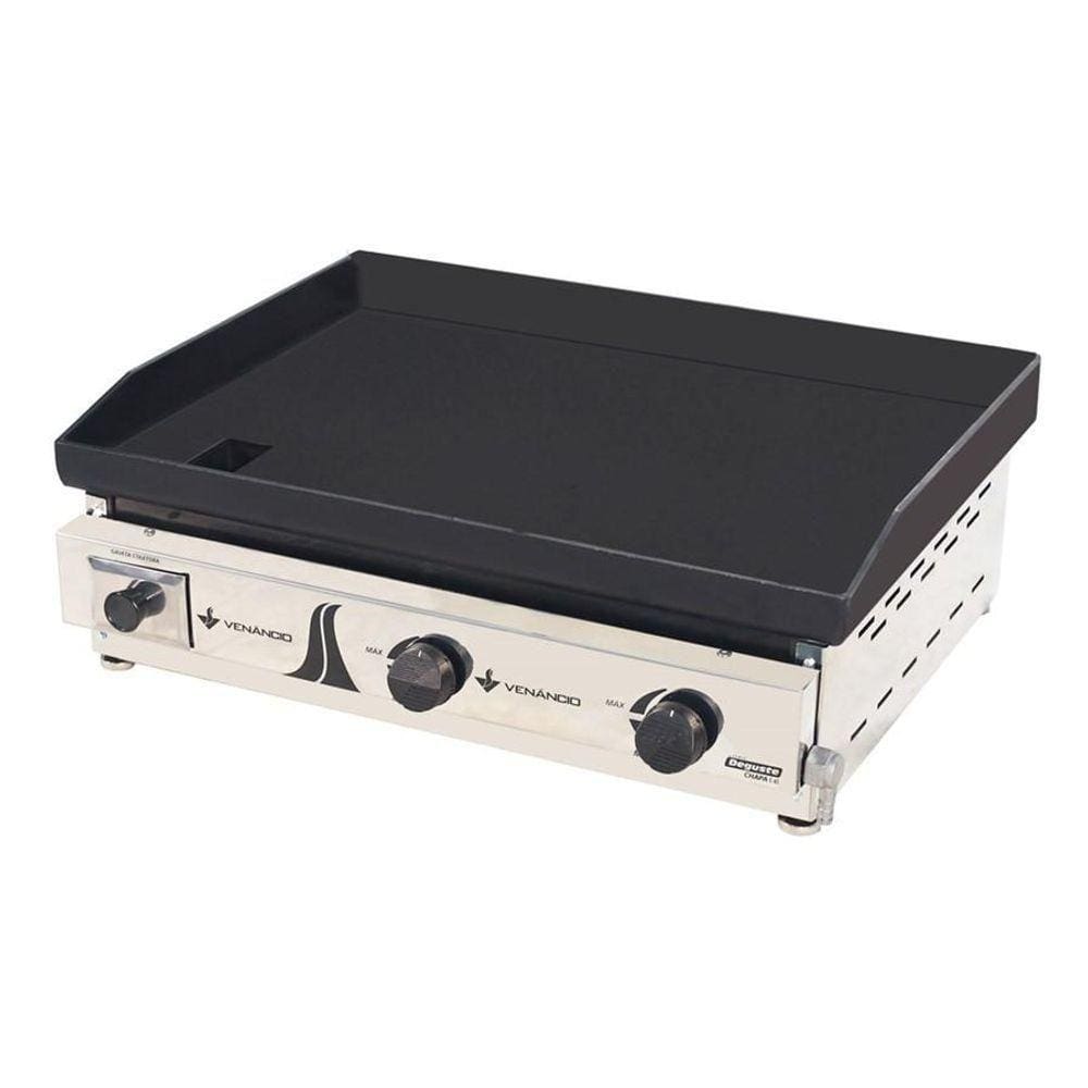 Chapa Bifeteira Gás Inox 65cm C65 Alto Rendimento - Venâncio
