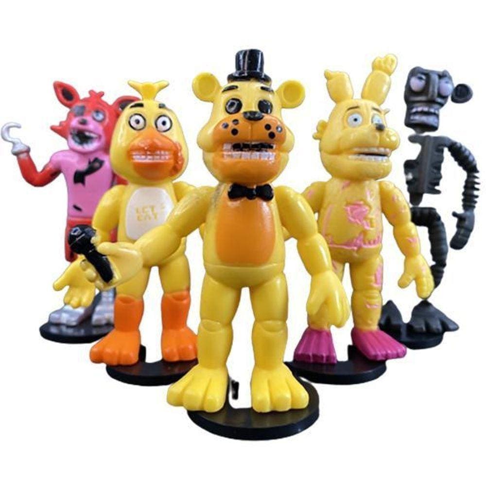 Kit 6 Bonecos Bonequinhos Five Nights At Freddy `S Nº4