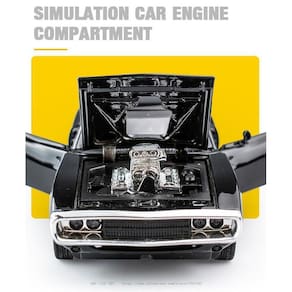 Carrinho Miniatura Velozes Furiosos Dodge Challenger Es 1:32
