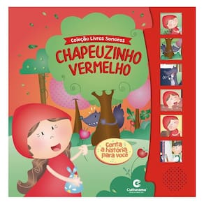 Coleção Livro Sonoro Infantil Chapeuzinho Vermelho Culturama