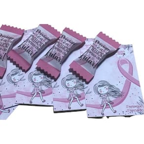 50 Lembrancinhas Balinhas Outubro Rosa Mimos Clientes
