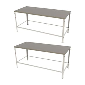 Kit - 2 Mesa Panificadora Desmontável 800x870x1900 Mbr-018 - Braesi