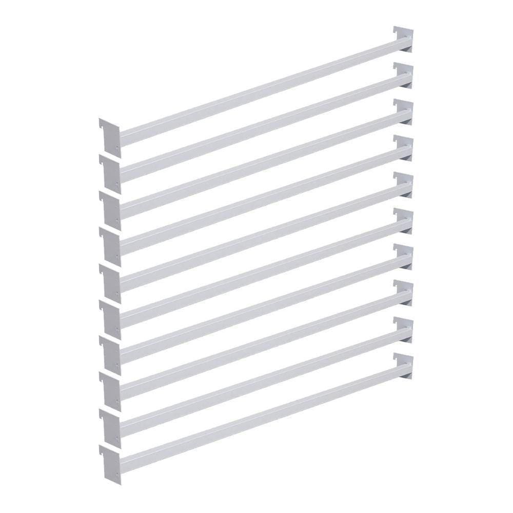 Kit - 10 Réguas Para Ponta De Gôndola 73cm - Sa Gôndolas