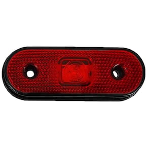 Lanterna Lateral Led Vermelha Facchini 24V Sem Suporte