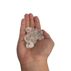 Pedra Rolada Cristal Transparente 2 A 3 Cm Pacote 200G