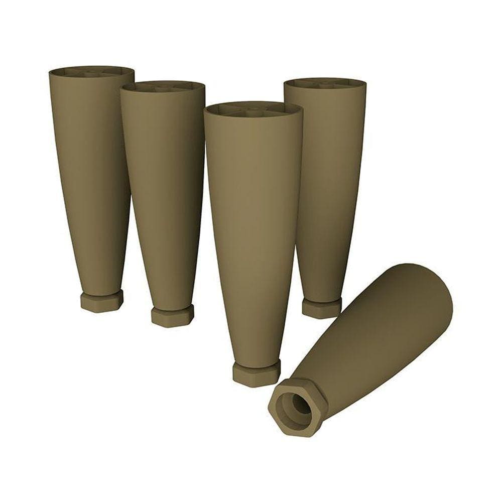 Kit 5 Pés Cônicos para Cozinha Americana - Móveis Henn