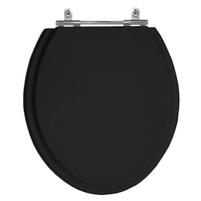 Assento Sanitário Convencional Oval Preto Tampa Vaso Deca-Incepa-Celite-Rocca