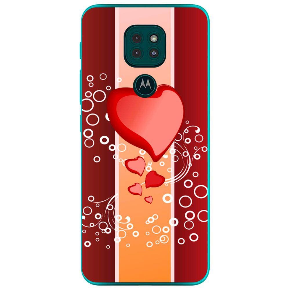 Capa Adesivo Skin372 Verso Para Motorola Moto G9 2020