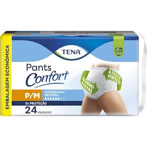 Fralda Roupa Adulto Pants Confort P/M 24 Unidades