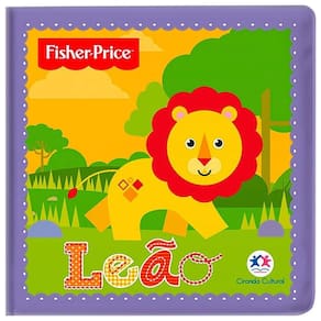 Livro Educativo Infantil de Banho Leão - Fisher Price