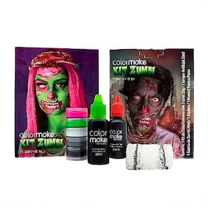 Kit Maquiagem Artística Zumbi Efeitos Especiais