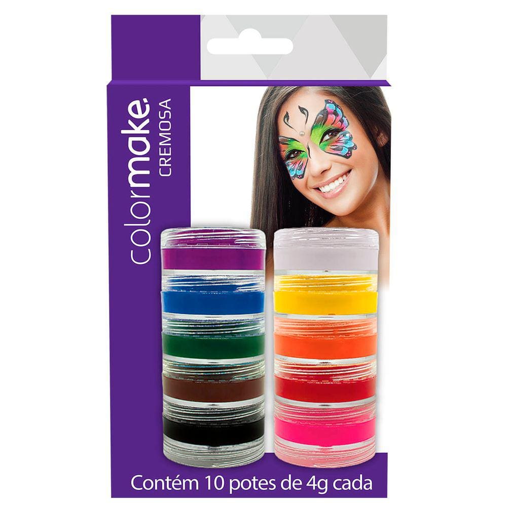 Kit Tinta Facial Cremosa - 10 Unidades