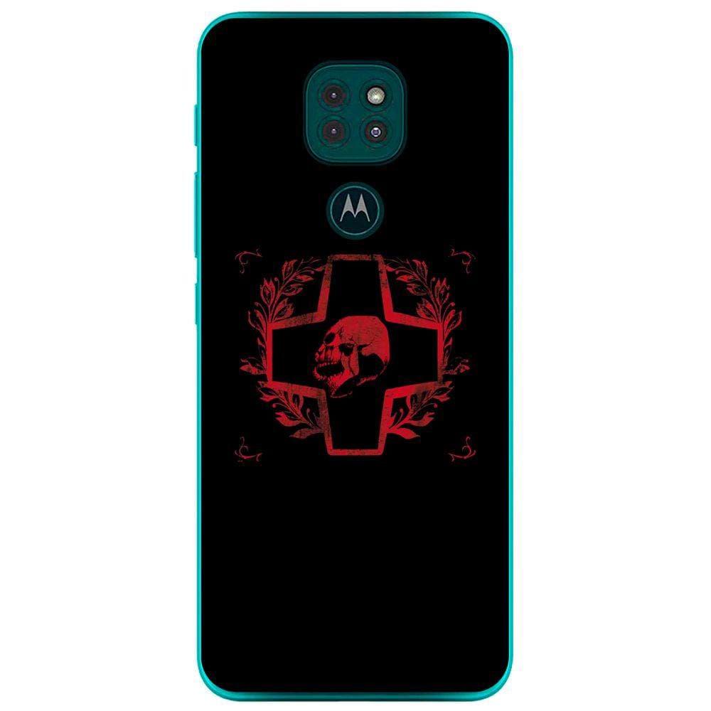 Capa Adesivo Skin023 Verso Para Motorola Moto G9 2020