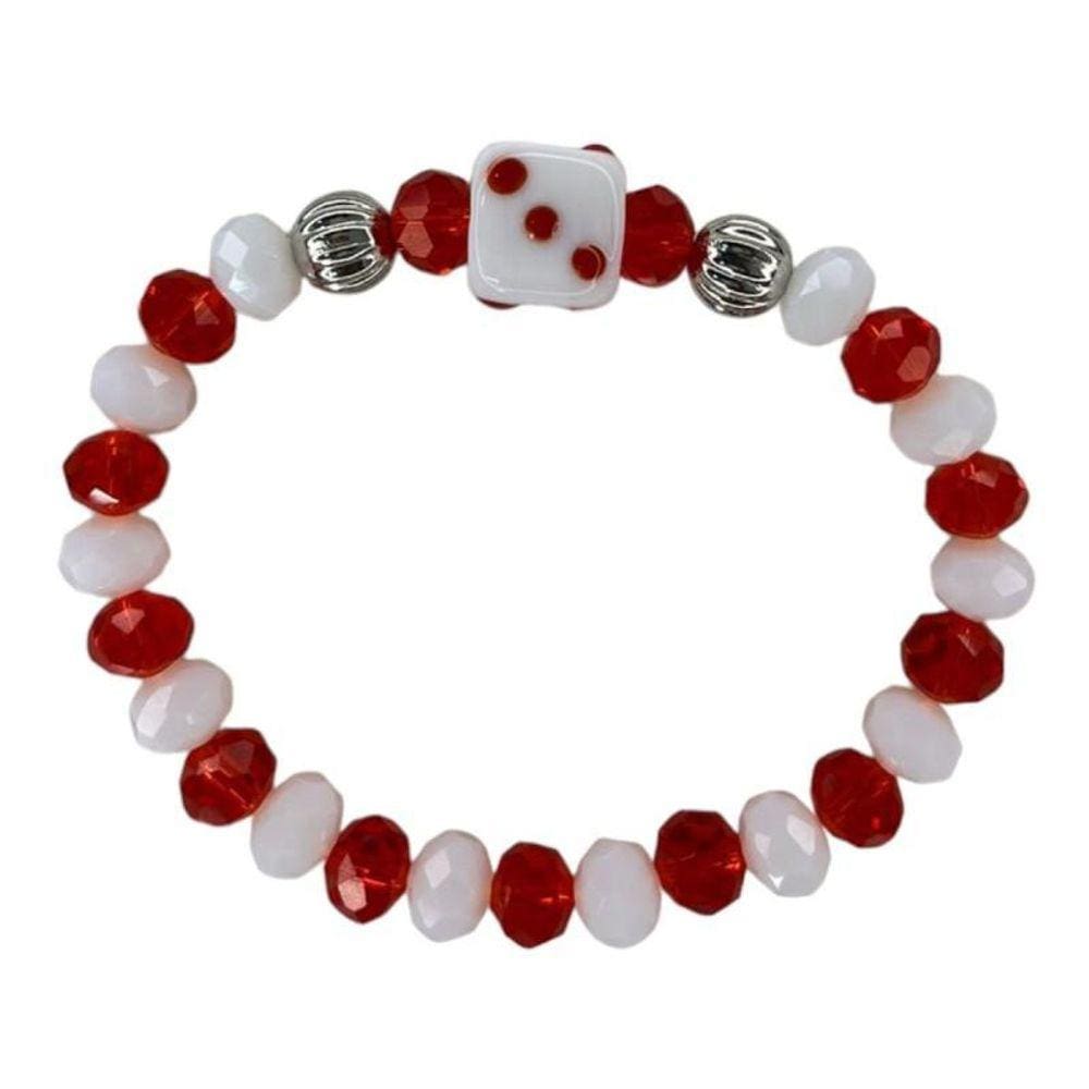 Pulseira Zé Pelintra Firma 1 Dado Cristal E Silicone