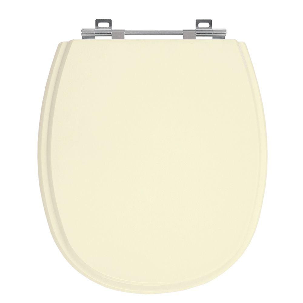 Tampa de Vaso Aspen Creme Tampa para Vaso Deca de Madeira Laqueada