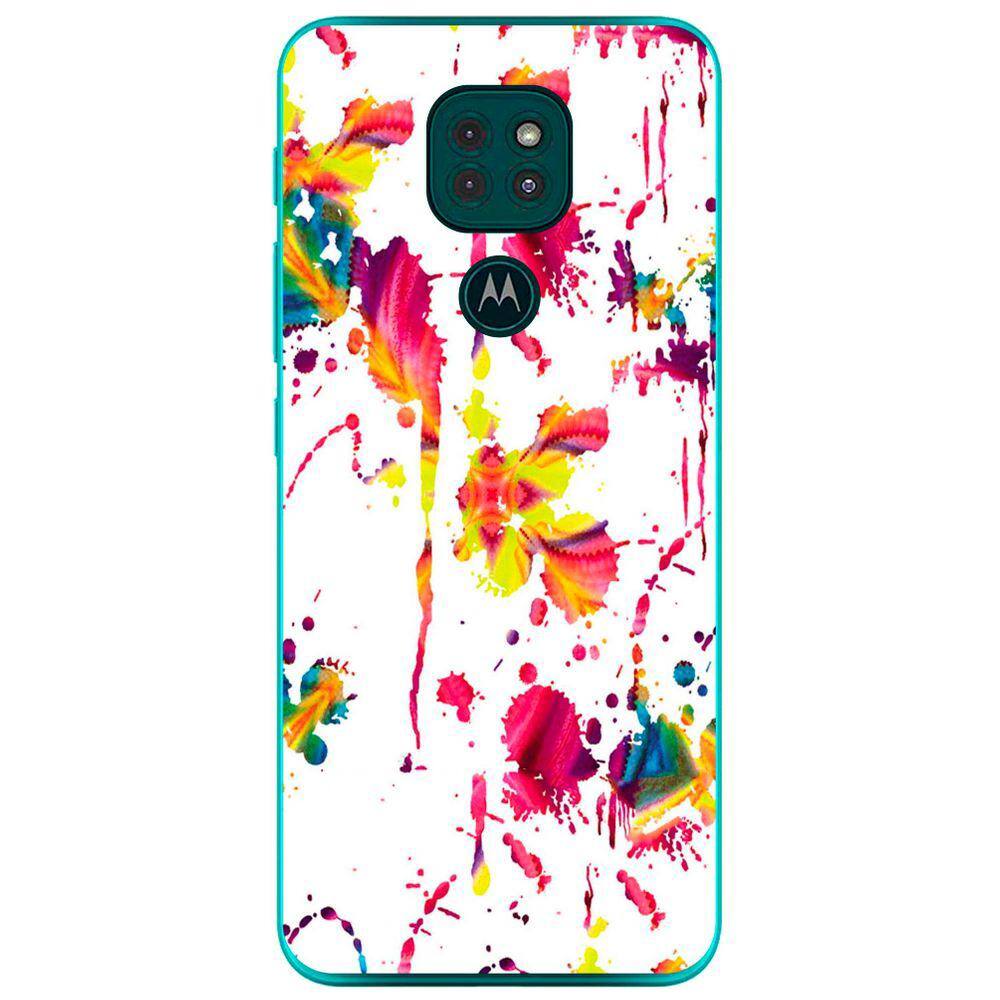 Capa Adesivo Skin205 Verso Para Motorola Moto G9 2020