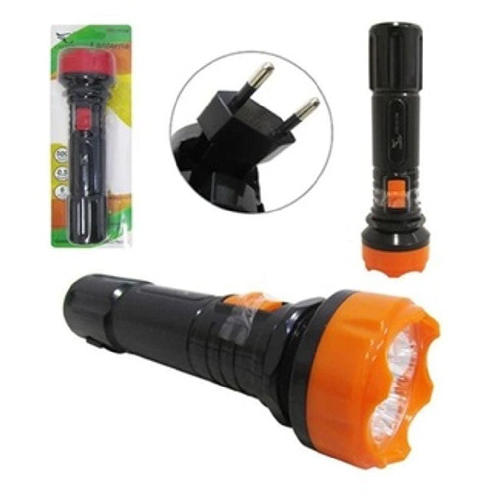 Lanterna Recarregável Bivolt Colors Com 6 Leds