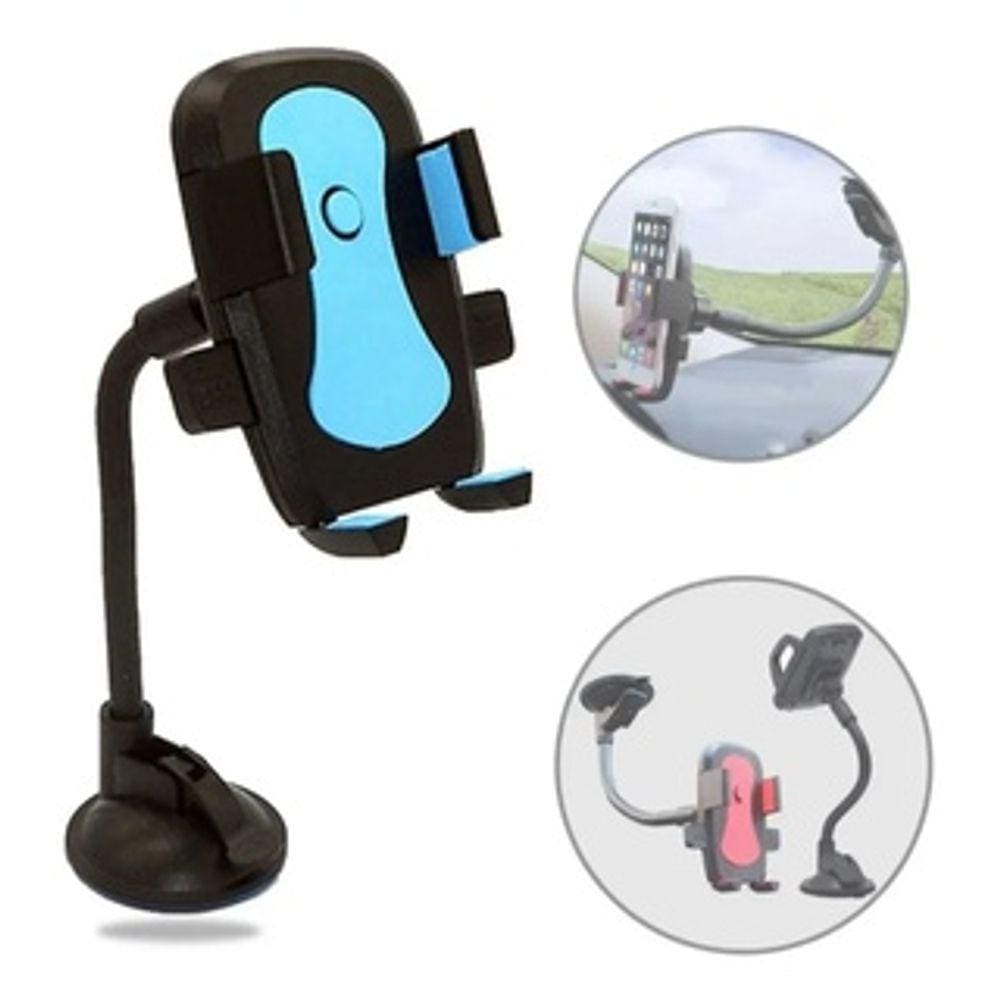 Suporte Celular Gps Automotivo 360º Anti Queda Com Trava