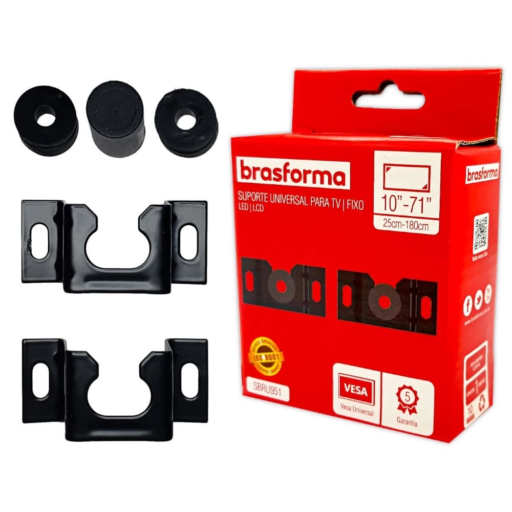 Suporte Fixo Universal Para Tv 10` A 71` Brasforma