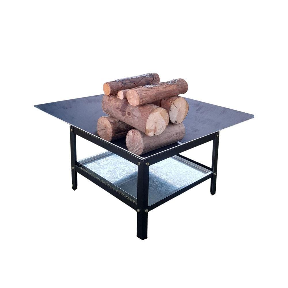 Lareira Externa 70Cm Jardim A Lenha Fogueira Fireplace