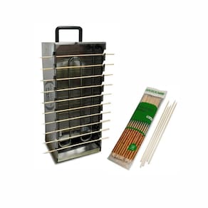 Kit - Churrasqueira 10 Espetinhos Churrasquito Elétrico Pr-199e 220v + 50 Espetinhos - Progás 220v