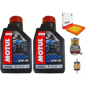 Kit Revisão Xr 250 Tornado 01 Até 08 Filtros E Óleo 20w50