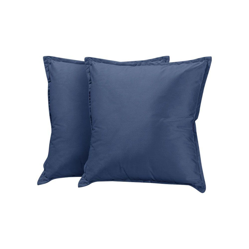 Kit 2 Almofadas Decorativas Bali Veludo Azul