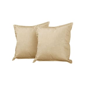 Kit 2 Almofadas Decorativas Bali Linho Dourado