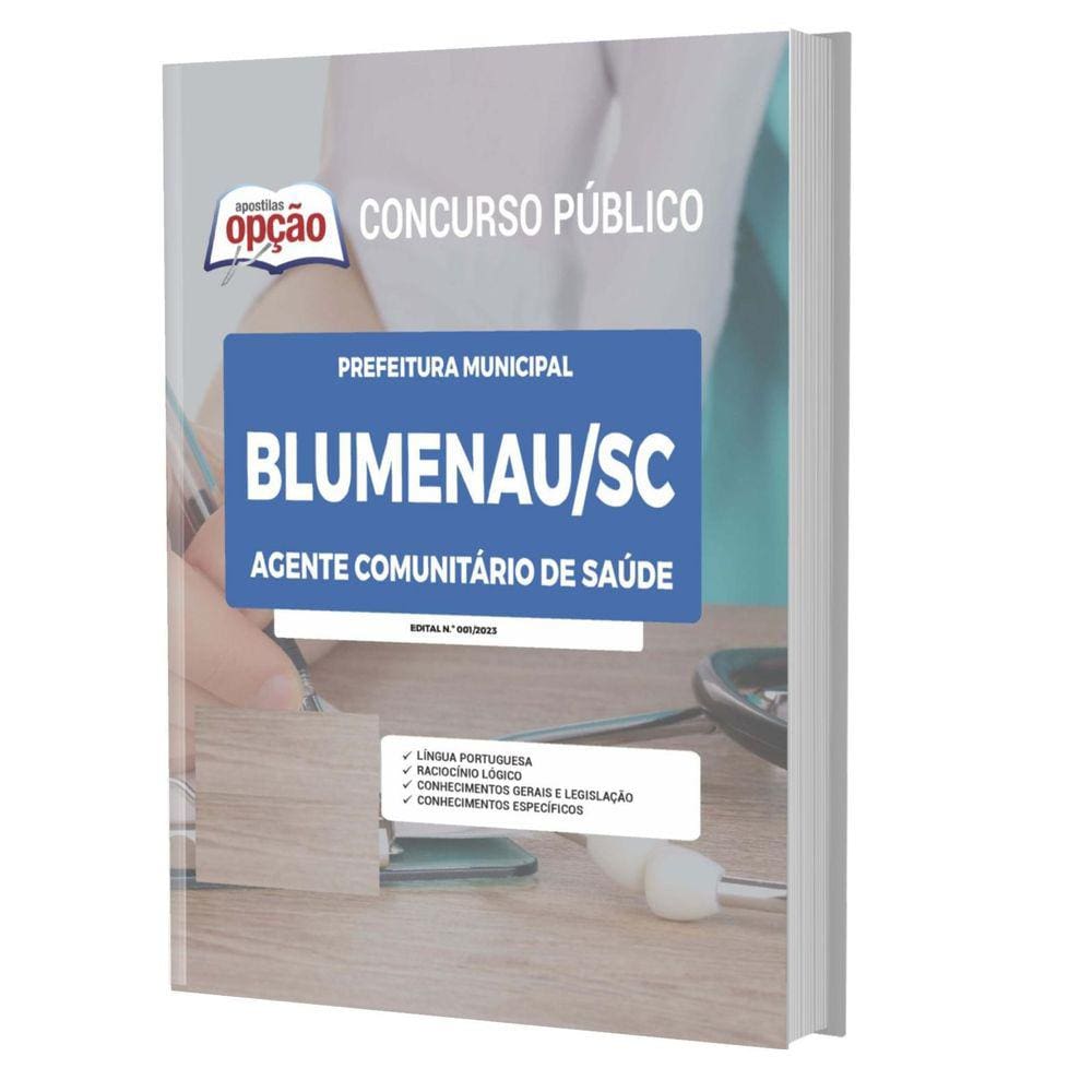 Apostila Concurso Blumenau Sc 2023 Agente Comunitário Saúde