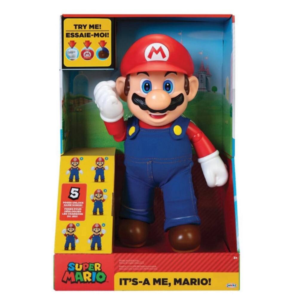Super Mario Boneco articulado com som - Candide