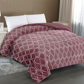 Edredom Estampado - Queen Size - Dupla Face - Capetown - Sherpa - Des 024 - Niazitex