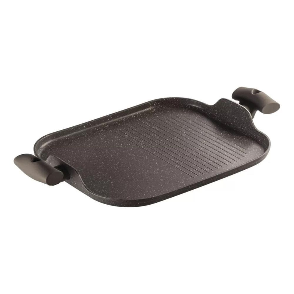 Grill Duplo Com Alca Marron 34X27Cm Hercules Pa300- G34Ma