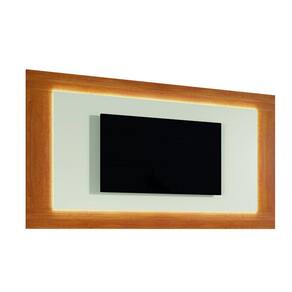 Painel Moderno 1,80m - Atenas-Naturale/Off White - Mavau Móveis