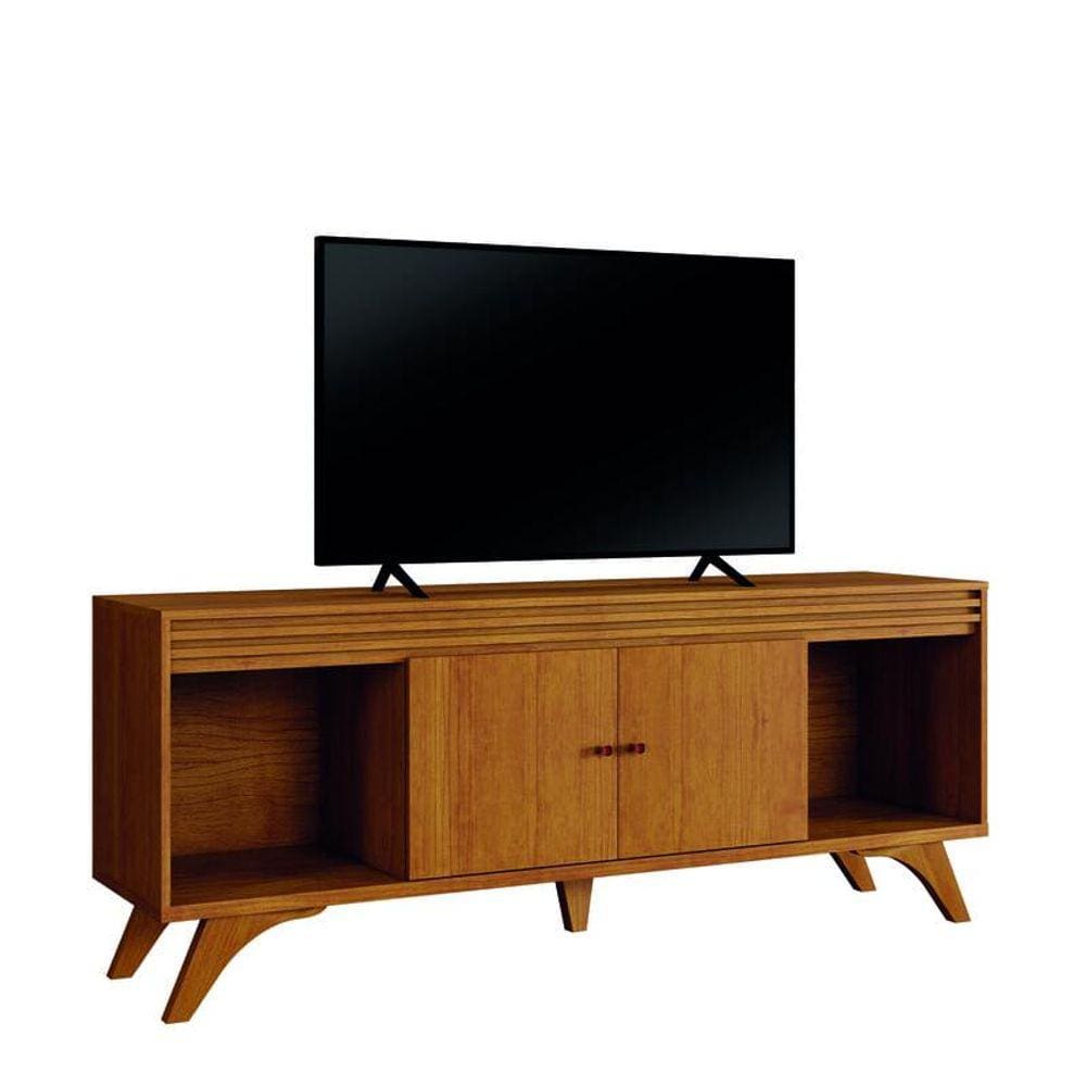 Rack Moderno 2 Portas 1,60m - Sevilha-Naturale- Mavau Móveis