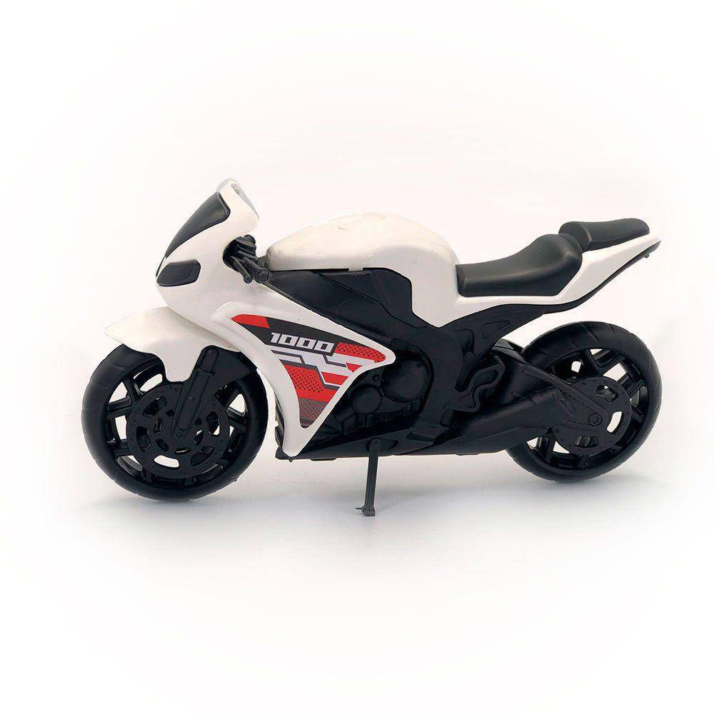 Moto 1600 c/ Rodas Fricção Bonita Coleção Corrida Infantil no Shoptime