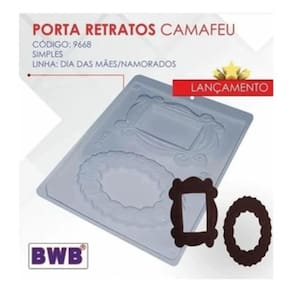 10 Formas Acetato Chocolate Porta Retrato Moldura Bwb 9668