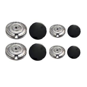 Kit Queimador + Espalhador Para Fogão Brastemp Bfo4nbbuna 4B