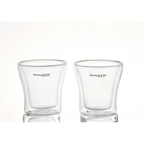 Conjunto 2 Copos Shots De Parede Dupla Licor 100ml Bugatti