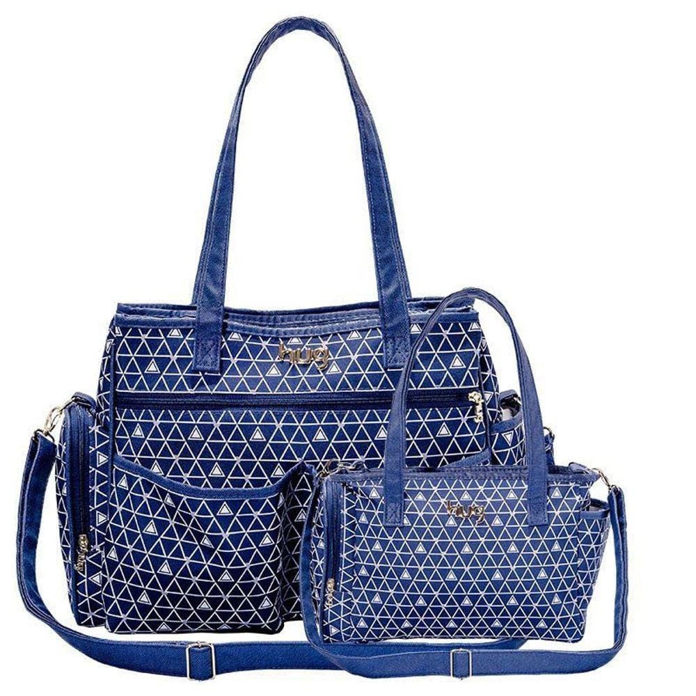 Bolsa Jujuba Kit 2 Peças Hug Cor Azul Marinho
