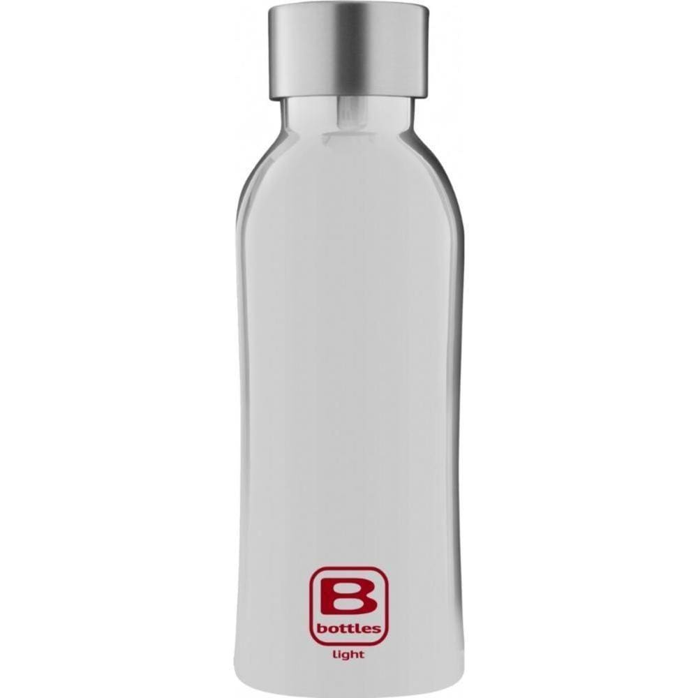 Garrafa Térmica 530ml Squeeze Academia Prata Light Bugatti