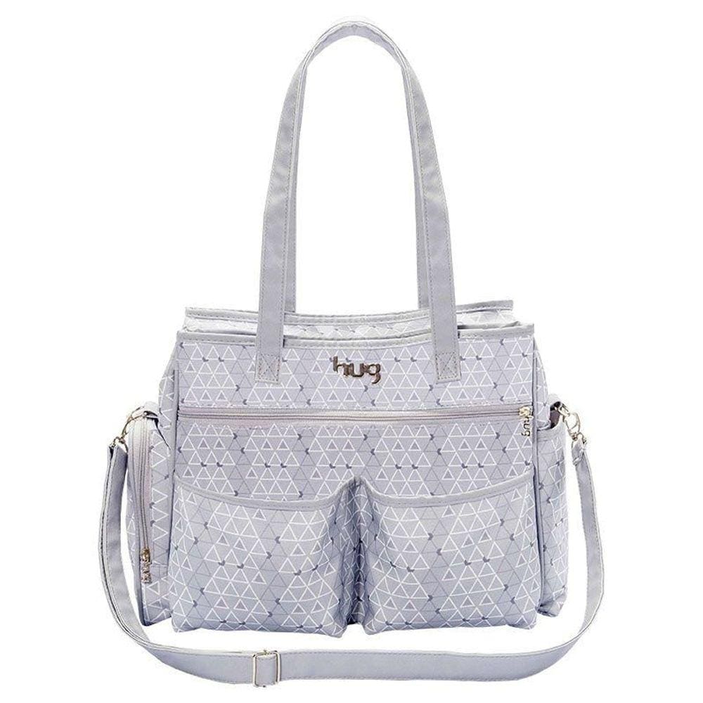 Bolsa Maternidade com Trocador Jujuba Hug Cor Cinza