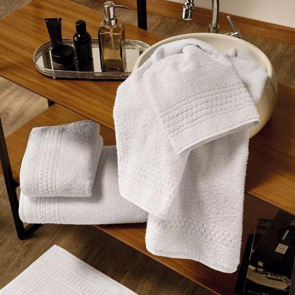 Toalha de Banho Hotel Deluxe 450g/m² 78x150cm Appel Branco