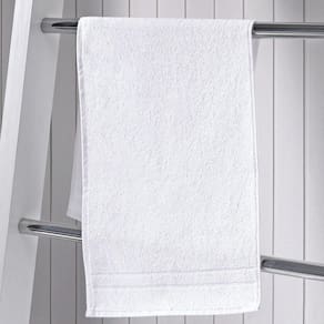 Toalha de Rosto Fitness 30x80cm Lufamar Branco