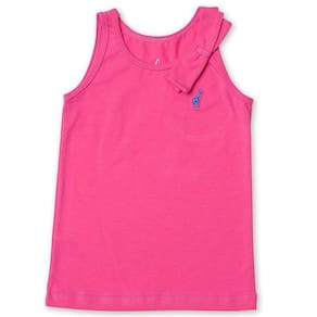 Regata Infantil com Laço Rosa Toffee - Nº04