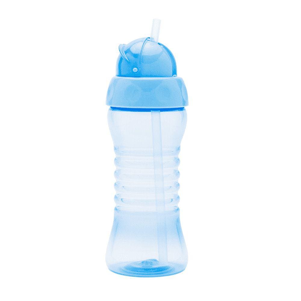 Copo com Canudo - 350ml - Clean - Azul - Lolly Nenny