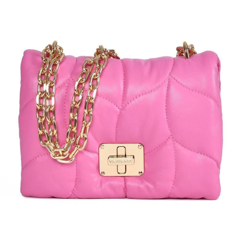Bolsa Tiracolo Matelassê Acolchoada Via Marte Média Alça Longa Ajustável B1-102