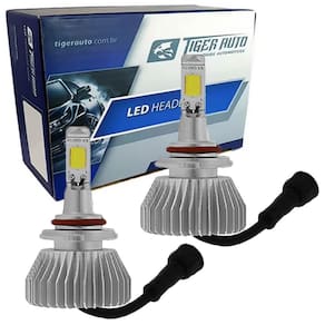 Par Lâmpada Tiger Auto Super LED H8 12/24V 22W 6000K Reator