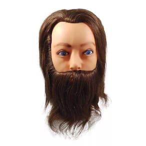 Cabeça de Treino com Barba Masculina Sem Suporte