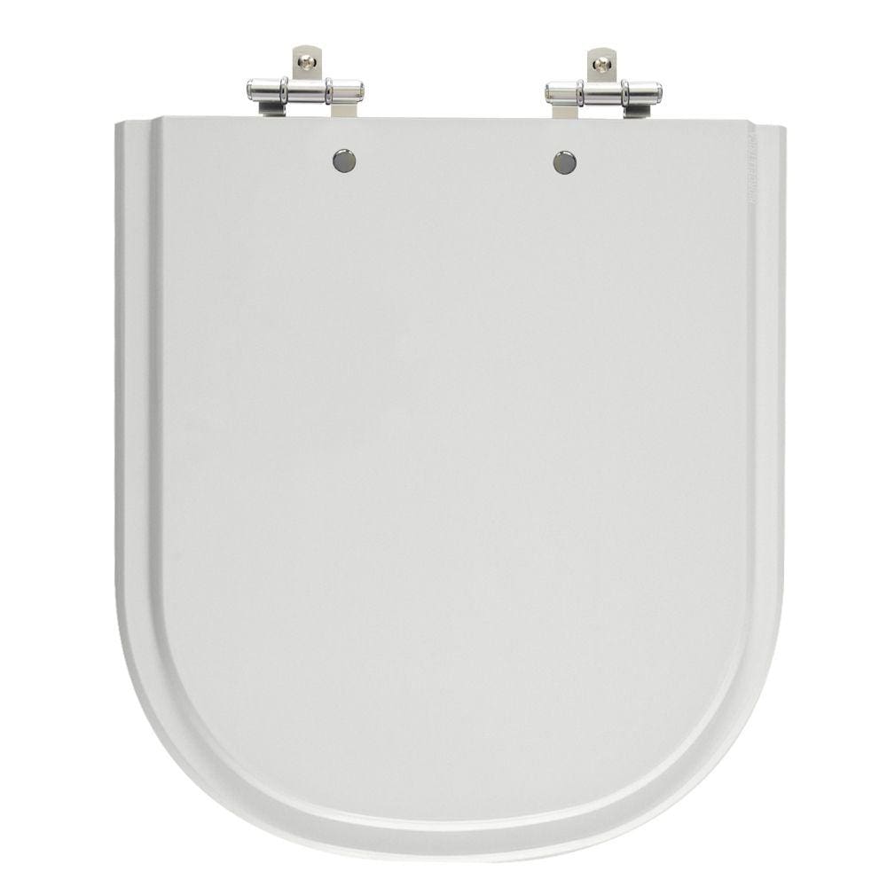 Assento Sanitário Vogue Plus Cinza Real (Claro) Tampa para Vaso Deca de Madeira Laqueada